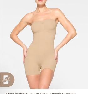 Strapless BodySuit (clay)